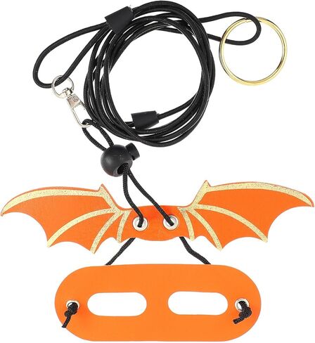 5pcs Adjustable Lizard Harness Leash Set with Colorful Wing Design, Soft Reptile Harness for Small Geckos and Lizards, Suitable for Outdoor Walking and Travel in Saudi Arabia