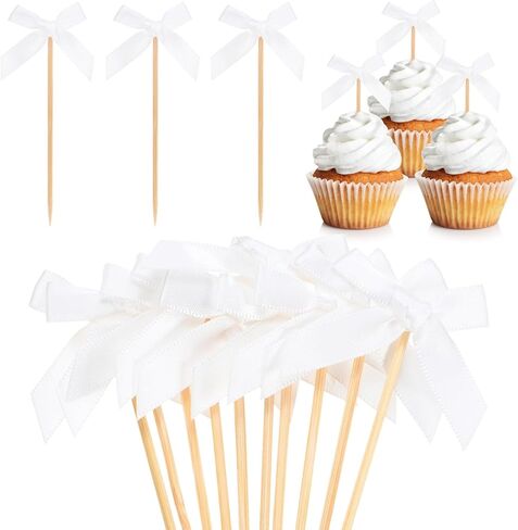 30 قطعة من أغطية الكب كيك على شكل فيونكة، أغطية على شكل فيونكة للكعك على شكل فيونكة على شكل فيونكة لتزيين كعكة عيد الميلاد لحفلات الزفاف/حفلات الزفاف/حفلات العازبة/ديكورات أعياد الميلاد [أحمر] in Kuwait