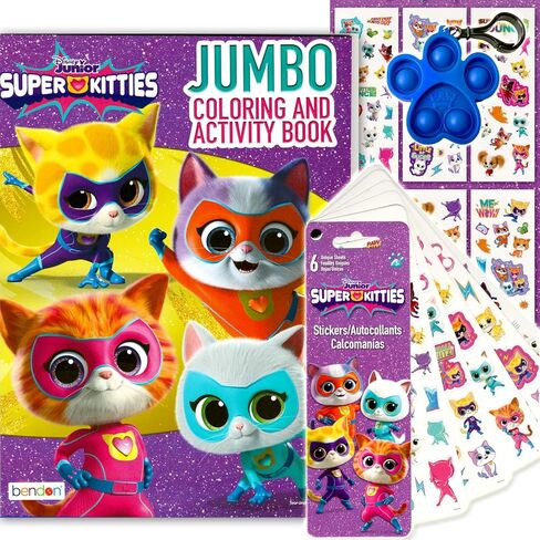 Super Kitties Coloring Book and Sticker Set for Kids in Saudi Arabia