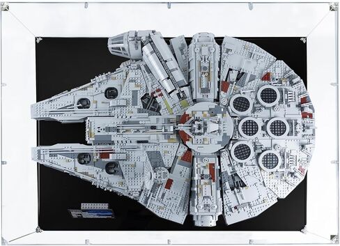 Acrylic Display Case Compatible for Lego Millennium Falcon #75192, Dustproof Display Case (Case Only) (Lego Sets are NOT Included) (Horizontal) in Kuwait