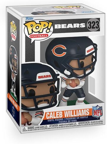 Pop Football: Bears - Caleb Williams Vinyl Figure Bundled with Box Protector Compatible for Funko in Saudi Arabia