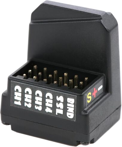 جهاز استقبال DasMikro 4ch/10ch 2.4 جيجا هرتز F-4x، متوافق مع Futaxx T10PX - يدعم HV، S.Bxx2، F/S، القياس عن بعد، UR/SR (DSK-404) in Kuwait
