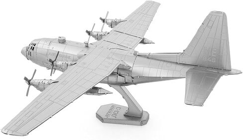 مجموعة نماذج معدنية ثلاثية الأبعاد من Fascinations Metal Earth C-130 Hercules مع ملاقط in Saudi Arabia