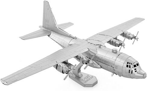مجموعة نماذج معدنية ثلاثية الأبعاد من Fascinations Metal Earth C-130 Hercules مع ملاقط in Saudi Arabia