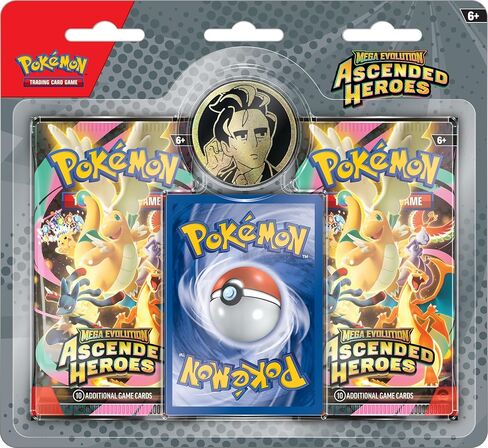 Pokemon TCG: Mega Evolution: Ascend Heroes: 2-Pack Blister (عرض ترويجي عشوائي) in Kuwait