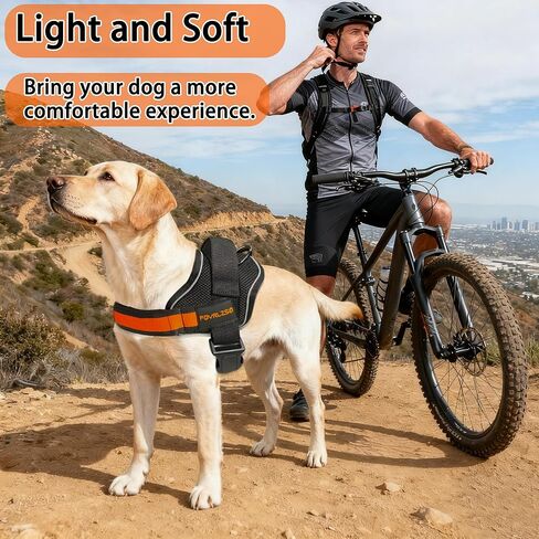 S Size No Pull Dog Harness - Escape Proof, Reflective, Heavy Duty Pet Vest with Safety Handle & Custom Name Tag, Adjustable for Small Medium Large Dogs, Ideal for Walking & Training in Saudi Arabia