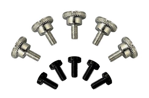 5pcs Presser Foot Screws & 5pcs Needle Clamp Fixing Screws, Silver, for Single Needle Industrial Sewing Machines in Kuwait