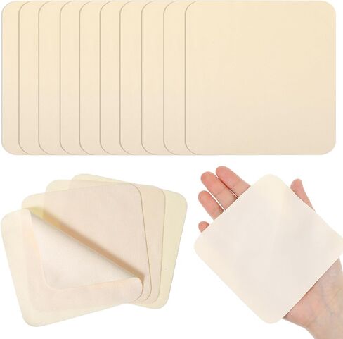 20 قطعة من قماش الشامواه المقطوع مسبقًا، أدوات الفخار المصنوعة من جلد الشامواه، أدوات تشذيب السيراميك والحرف اليدوية، جلد ناعم لتنعيم حافة الوعاء، قماش تنظيف متعدد الأغراض in Kuwait