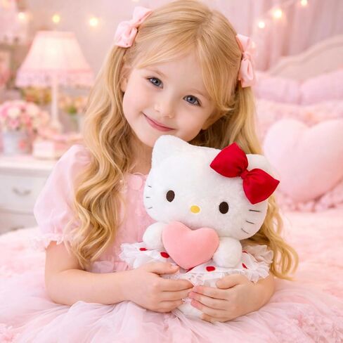 Valentine's Day Kawaii Plush Toy, Princess Dress Heart Romantic Plush Doll—The for Valentine's Day, Birthdays, and Anniversaries, Suitable for Boys, Girls, and Loved Ones in Kuwait