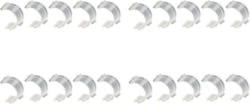 20 Pieces Bobbin Clamps Holders Thread Organizing Bobbin Holder Clips Silicone Spool Huggers Thread Holders for Embroidery in Saudi Arabia