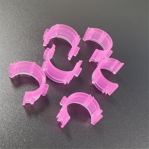 20 Pieces Bobbin Clamps Holders Thread Organizing Bobbin Holder Clips Silicone Spool Huggers Thread Holders for Embroidery in Saudi Arabia