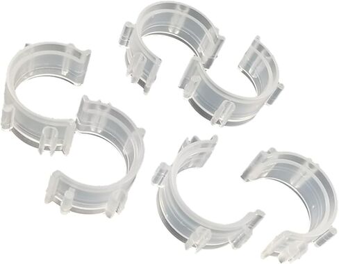 20 Pieces Bobbin Clamps Holders Thread Organizing Bobbin Holder Clips Silicone Spool Huggers Thread Holders for Embroidery in Saudi Arabia
