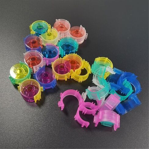 20 Pieces Bobbin Clamps Holders Thread Organizing Bobbin Holder Clips Silicone Spool Huggers Thread Holders for Embroidery in Saudi Arabia