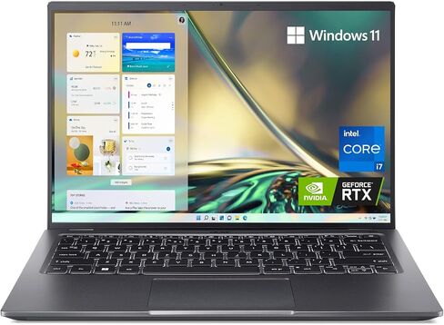 لاب توب آيسر سويفت 3 إنتل إيفو رفيع وخفيف الوزن | شاشة 14.0 بوصة بدقة Full HD IPS | Intel Core i7-1165G7 | رسومات Intel Iris Xe | 16 جيجابايت LPDDR4X | 512 جيجابايت NVMe SSD | WiFi 6 | لوحة مفاتيح بإضاءة خلفية | Windows 11 Home | SF314-511-753K in Saudi Arabia