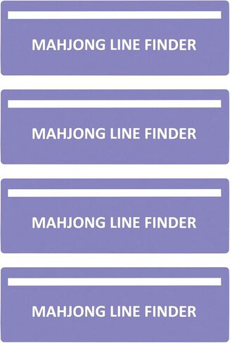 4Pack Mahjong Line Finder, Mahjong Line Reader, Mahjong Card Guide, Mahjong Rules Helper, Mahjong Accessories and Gifts for Women (Pink) in Kuwait