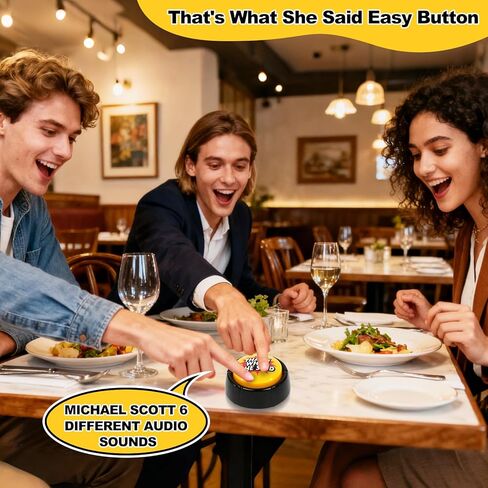 هذا ما قالته، زر سهل، صوت مايكل سكوت، هدايا المكتب المضحكة، بضائع البرامج التلفزيونية للمكتب in Kuwait