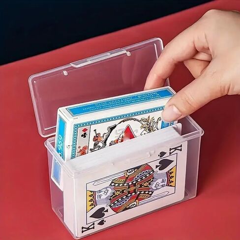 1pcs Playing Card Storage Box - Suitable for Games Card, Business Cards, Household Storage - Bedroom, Desk, Dresser Organizer in Saudi Arabia