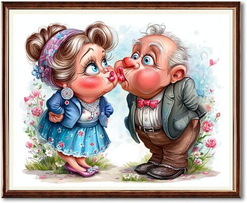 wrtcpoc لطيف سيدة تبلغ من العمر التطريز مجموعات المبتدئين للبالغين، الجدة الأزياء عد عبر الابره مجموعات للبالغين، الأصدقاء القدامى التطريز التطريز عدة للمبتدئين 11ct in Kuwait