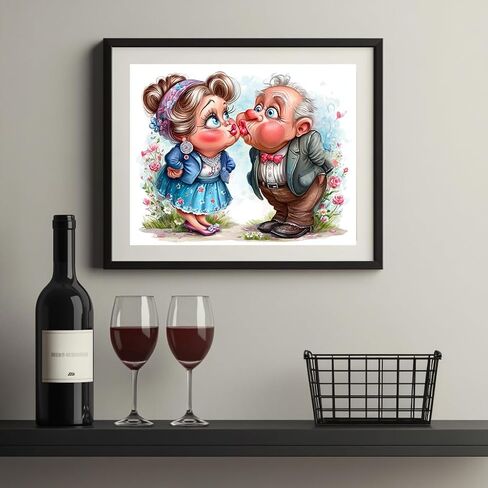 wrtcpoc لطيف سيدة تبلغ من العمر التطريز مجموعات المبتدئين للبالغين، الجدة الأزياء عد عبر الابره مجموعات للبالغين، الأصدقاء القدامى التطريز التطريز عدة للمبتدئين 11ct in Kuwait