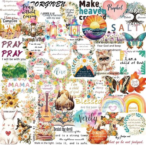 Roses and Books Flower Scrapbooking Stickers - 50 Pieces Waterproof Clear Floral Decals for Scrapbook,Journals,Planners,Envelope,Valentine's Day Gifts (Colourful-4) in Saudi Arabia