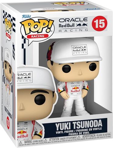Funko Pop! Racing: Yuki Tsunoda - Collectable Vinyl Figure - Gift Idea - Official Merchandise - Toys for Kids & Adults - Racing Fans - Model Figure for Collectors and Display in Saudi Arabia