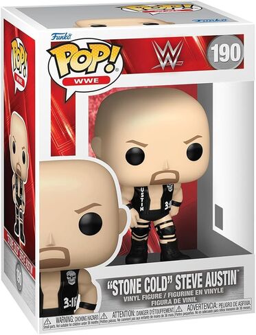 Funko Pop! WWE: Stone Cold Steve Austin - Collectable Vinyl Figure - Gift Idea - Official Merchandise - Toys for Kids & Adults - Sports Fans - Model Figure for Collectors and Display in Saudi Arabia
