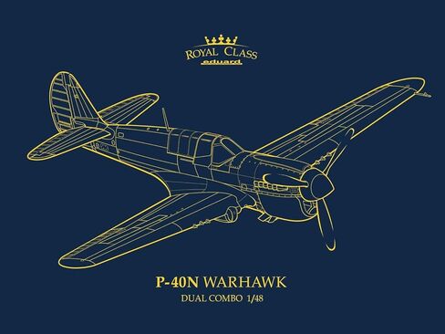 Eduard 1/48 Dual Combo Royal Class P-40N Warhawk Plastic Model EDUR0025 (Airplane) in Kuwait
