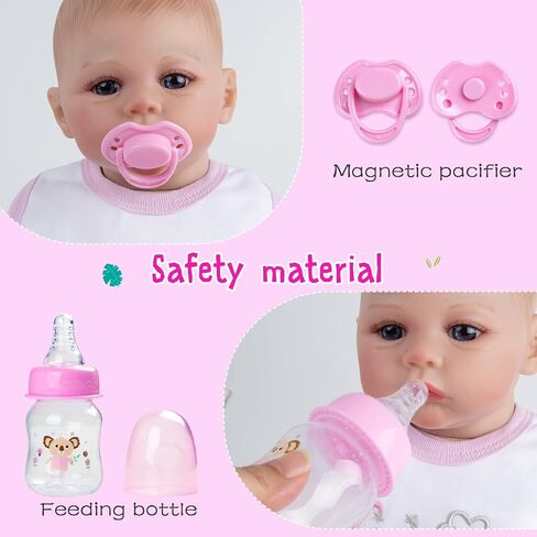 12 Pcs Reborn Baby Dolls Clothes Girl Outfit Accessories Purple Unicorn Theme Set for 17-22 Inch Newborn Baby Girl Reborn Dolls Clothes with Unicorn Backpack in Saudi Arabia