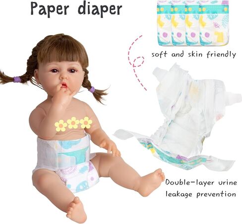 12 Pcs Reborn Baby Dolls Clothes Girl Outfit Accessories Purple Unicorn Theme Set for 17-22 Inch Newborn Baby Girl Reborn Dolls Clothes with Unicorn Backpack in Saudi Arabia
