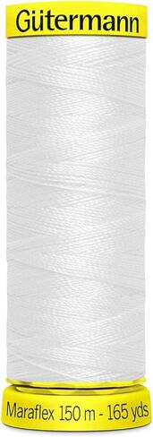 Gütermann Maraflex Thread 150 m, White, One Size in Saudi Arabia