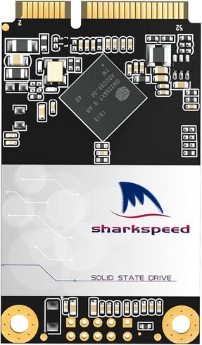 mSATA SSD 128 جيجا بايت SHARKSPEED Plus داخلي صغير SATA SSD محرك ثلاثي الأبعاد NAND وسيط تخزين صلب لأجهزة الكمبيوتر المحمولة الصغيرة للكمبيوتر اللوحي [mSATA 128GB (2Packs)] in Kuwait