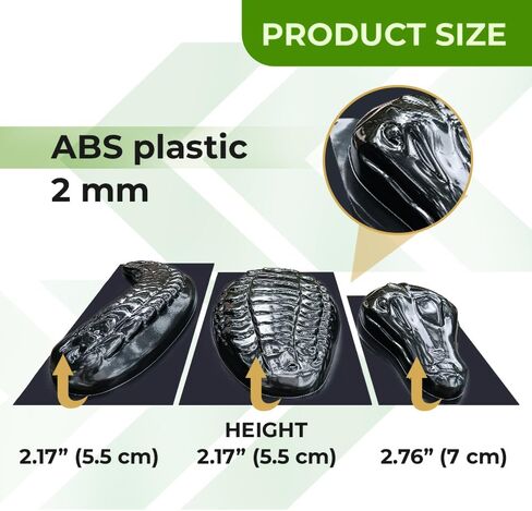 قالب تمساح ثلاثي الأبعاد - قالب ديكور خرساني - بلاستيك ABS - شكل خرساني كبير لحديقة التمساح - تمثال تمساح قابل لإعادة الاستخدام للحديقة in Kuwait