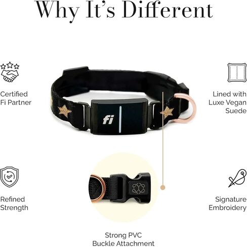 طوق Fi Rockstar - تصميم فاخر يلتقي بالتكنولوجيا الذكية - مصمم خصيصًا لسلسلة Fi 3/3+ - أسلوب وحرفية سلسة in Kuwait