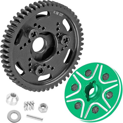 RC 53T Spur Gears 0.8Mod Upgrades Part for 1/10 Slash 2WD (VXL)/Stampede 2WD (VXL)/Rustler 2WD (VXL)/Bandit 2WD (VXL),BRCatWPark Steel Metal Extra-heavy Slip limiting Clutch,Pink in Saudi Arabia