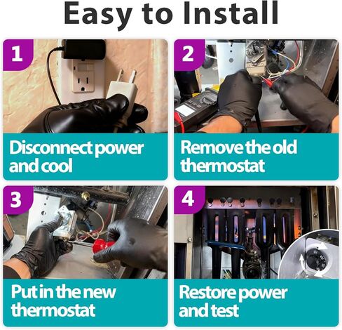 RX-2-24 Thermostat, Millivolt Control Compatible with Adcraft Atosa Robertshaw Deep Fryers, 3/8" MPT Stuff Box, 200-400F Replacement for Atosa 301030004 00-913153 RX-2-24 RX-10-24 RX-2-30 Thermostat in Kuwait