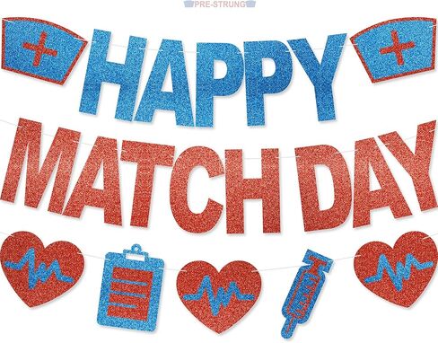 لافتة يوم المباراة السعيدة - لا توجد زخارف يومية لمباراة الإقامة لديكور المكتب وديكور يوم الأطباء اللامع in Kuwait