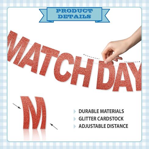 لافتة يوم المباراة السعيدة - لا توجد زخارف يومية لمباراة الإقامة لديكور المكتب وديكور يوم الأطباء اللامع in Kuwait