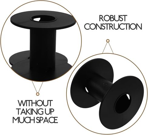 OUNONA Replaceable Cable Bobbins Empty Wire Spools Plastic Spool Part for Cable Storage Wire Management 2.79X2.79X2.36 Inches Compact Design 4-Pack in Saudi Arabia