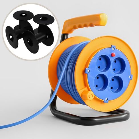 OUNONA Replaceable Cable Bobbins Empty Wire Spools Plastic Spool Part for Cable Storage Wire Management 2.79X2.79X2.36 Inches Compact Design 4-Pack in Saudi Arabia