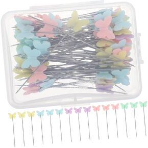 TEHAUX 100Pcs Sewing Pins Decorative Stitching Pins for Crafts Embroidery Quilting and Dressmaking Durable Wire for Safe Use in Saudi Arabia