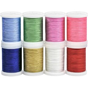 Heavy Duty Upholstery Thread Kit,8 Spools Durable Bonded Nylon,High-Strength & Fade-Resistant,218 Yds/Spool for Sewing Machines,Leather,Denim,DIY Crafts,Common Colors in Saudi Arabia