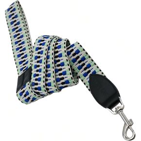 PAiPurrfect Dog Leash for Small Medium Large Dogs, Premium Leather Cotton Heavy Duty Leash with Comfort Handle, Strong Hardware for Training & Walking, Suitable for Puppy to Adult Pets-Olive Forest in Saudi Arabia