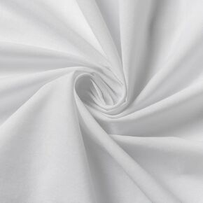 Cotton Lawn Fabric, White, 58 Inch Wide, 2 Yard, Washed Cotton Fabric Cloth for Sewing, Clothing, Needlework, Bags, Tablecloths in Kuwait