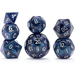 ألعاب ونرد البوابة: لقاء عشوائي - انفجار نفسي - دوامات بنفسجية وأزرق سماوي، نرد D20 سيليكون 58 مم، ملحقات ألعاب لعب الأدوار in Kuwait