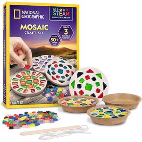 NATIONAL GEOGRAPHIC Modeling Clay Arts & Crafts Kit - Air Dry Clay for Kids Craft Kit with 2 lb. Clay to Make 9 Art Projects, Clay Christmas Ornament Craft Kit, DIY for Kids 8-12, (Amazon Exclusive) in Kuwait