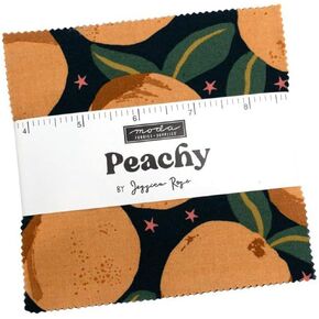حزمة Peachy Charm Pack من جيسيكا روز، 42 مربعًا من القماش مسبق القطع مقاس 5 بوصات in Kuwait