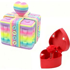 Middle Finger in a Box,Funny 3D Printed Gag Gifts for Adults, Prank Gift Box with Golden Middle Finger, Hilarious Surprise for Men, Perfect White Elephant Gift,Funny Christmas Ideas in Kuwait