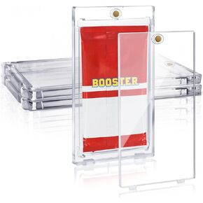 Acrylic Booster Box Display Case with 6mm Magnetic Lid UV Protection Stackable Compatible with English Standard 36 Pack Sealed TCG Booster Boxes Only for Collectors Inner 3.1x4.8x5.4in in Kuwait