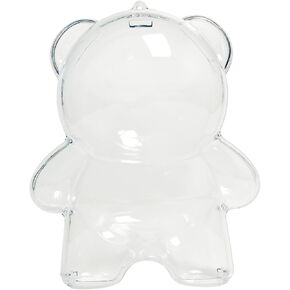 Protective Case Compatible with Lulu The Piggy Vintage Teddy Shop Joyful Time Series Display Box Cover and Silicone Strap White（Doll Not Include） in Saudi Arabia