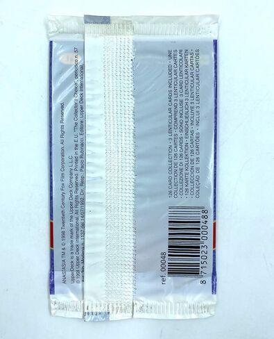 حزمة بطاقات التداول Anastasia من Upper Deck (5 بطاقات، غير مصنفة، للجنسين، أنيمي، بطاقة قابلة للجمع، 1999) in Saudi Arabia